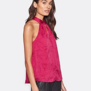 Joie Cedra B fuchsia shirt.